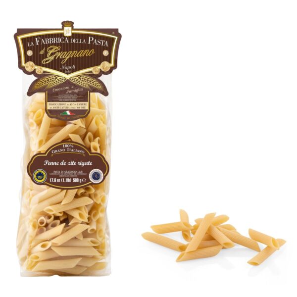 Penne rigate La Fabbrica della Pasta Gragnano 500gr
