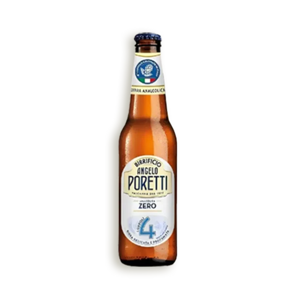 Cerveza Poretti sin alcohol 33cl